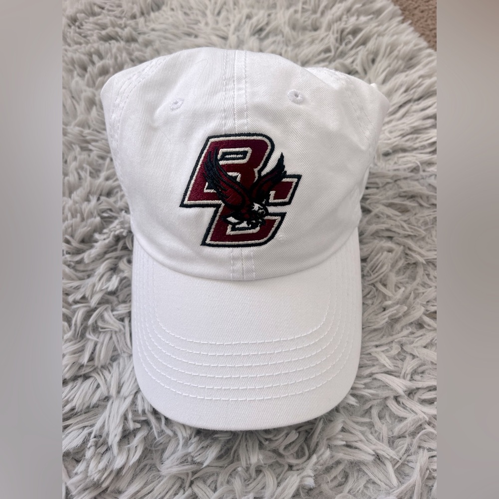 Boston College White Baseball Cap